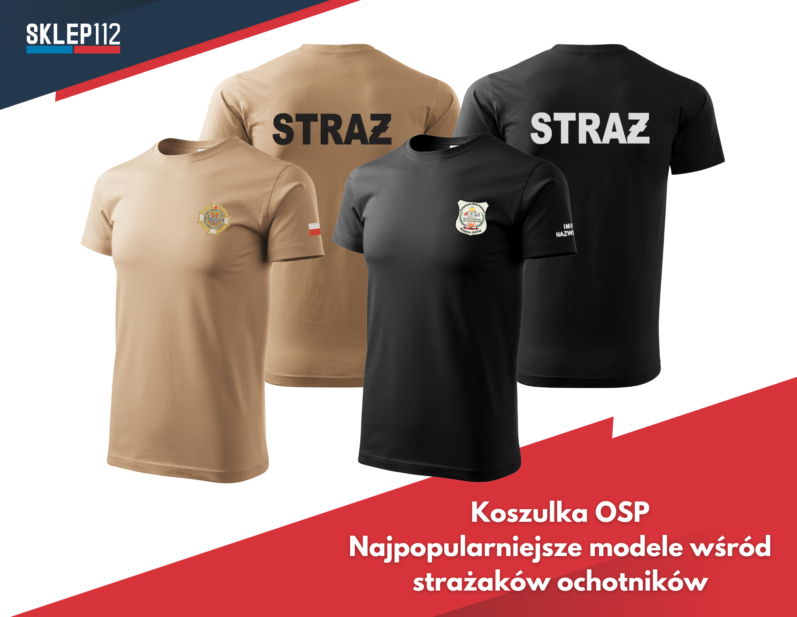 Koszulka OSP Najpopularniejsze modele wśród strażaków ochotników