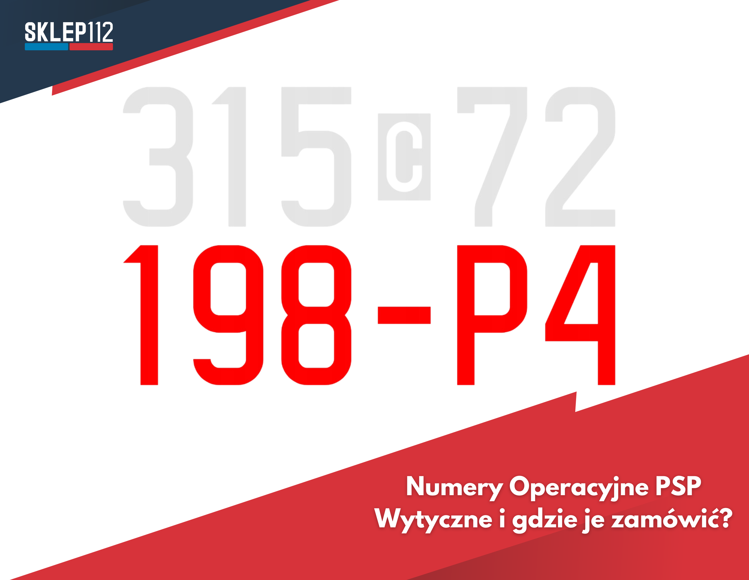 Numery operacyjne PSP - Wytyczne i gdzie je zamówić